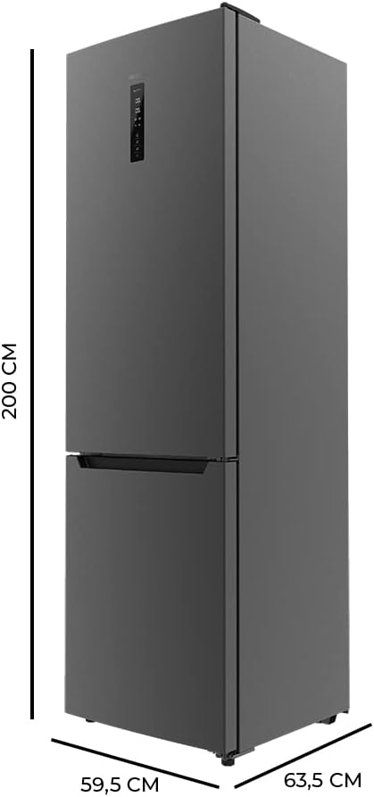 Cecotec - Bolero CoolMarket Combi - 200x60cm - 356L, No Frost, Multi Air Flow, basse conso