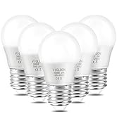 Vicloon Ampoule LED E27,5Pack G45 E27 LED Ampoule,3W Équivalent Ampoule Incandescente 25W,LED E27...