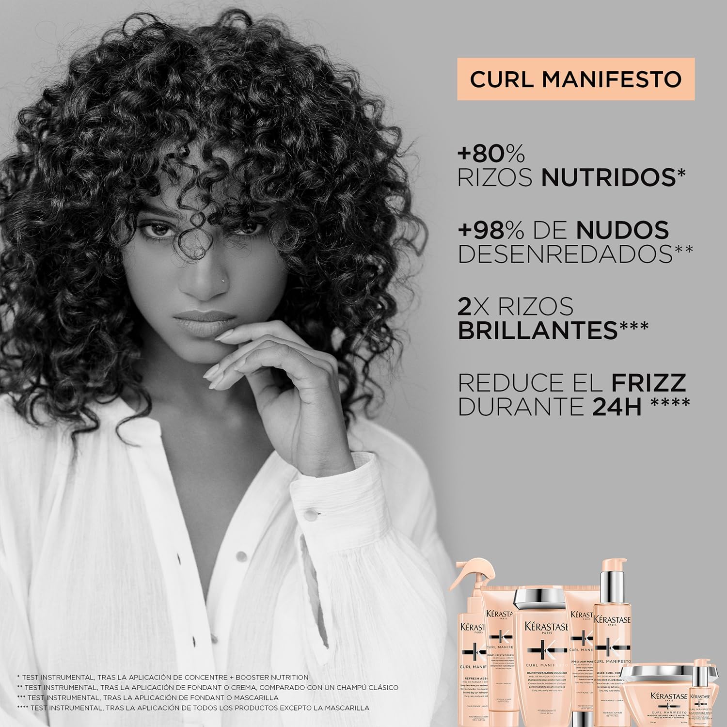 Kérastase - Curl Manifesto - 200ml - masque nutritif miel & céramides, réparation cheveux bouclés