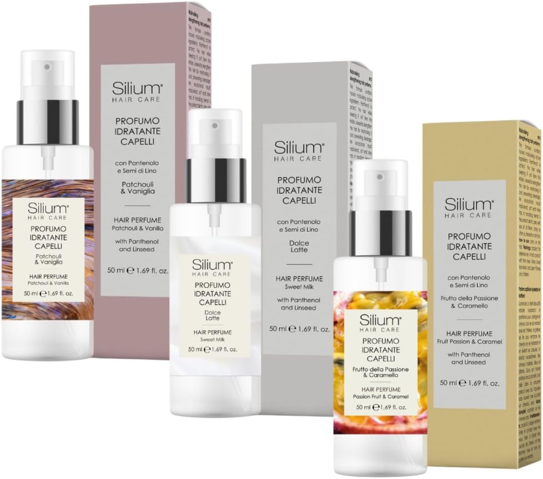 Parfum cheveux hydratant 2x50ml, patchouli vanille, soin intense