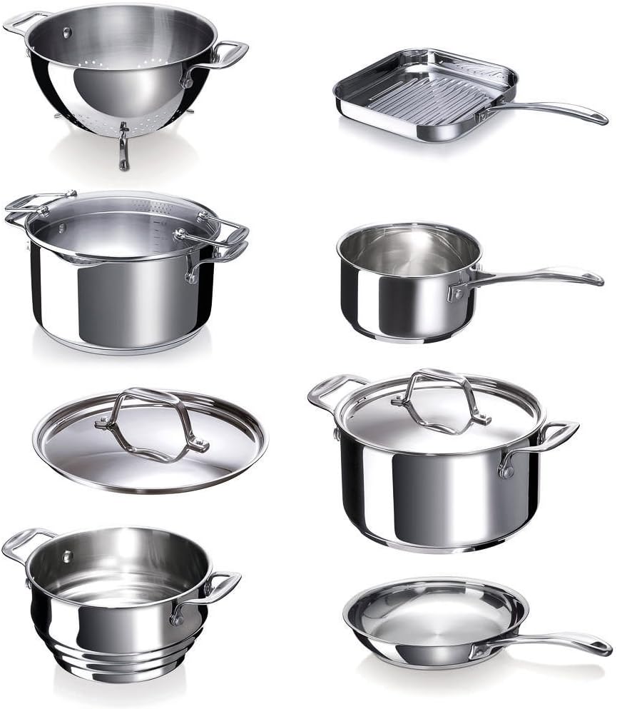 Beka - Chef inox - poêle lisse non revêtue 26cm - cuisson saine