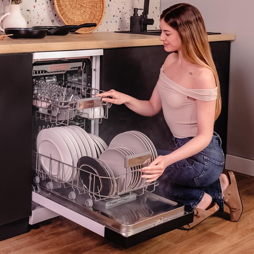 Cecotec - Bolero Aguazero - 45 cm - 11 couverts, 6 programmes, AquaStop, 4201E