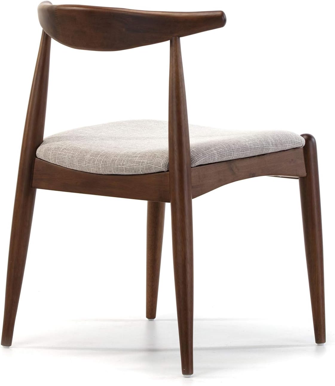 Venta-stock - Corzo - 52,5x50x74,5 cm - chaises noyer en bois massif