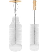 Mycket Lot de 2 goupilles pour bouteilles en verre - Brosse de nettoyage pour bouteilles de soda ...