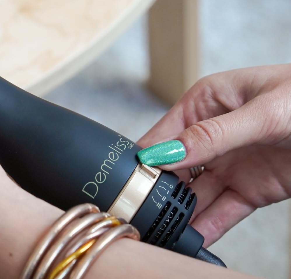 Saint Algue - Demeliss 2en1 - brosse coiffante 2 têtes, céramique