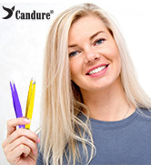 Candure Pince a Epiler Professionnelle Kit pour Sourcils de Precision- Ensemble 