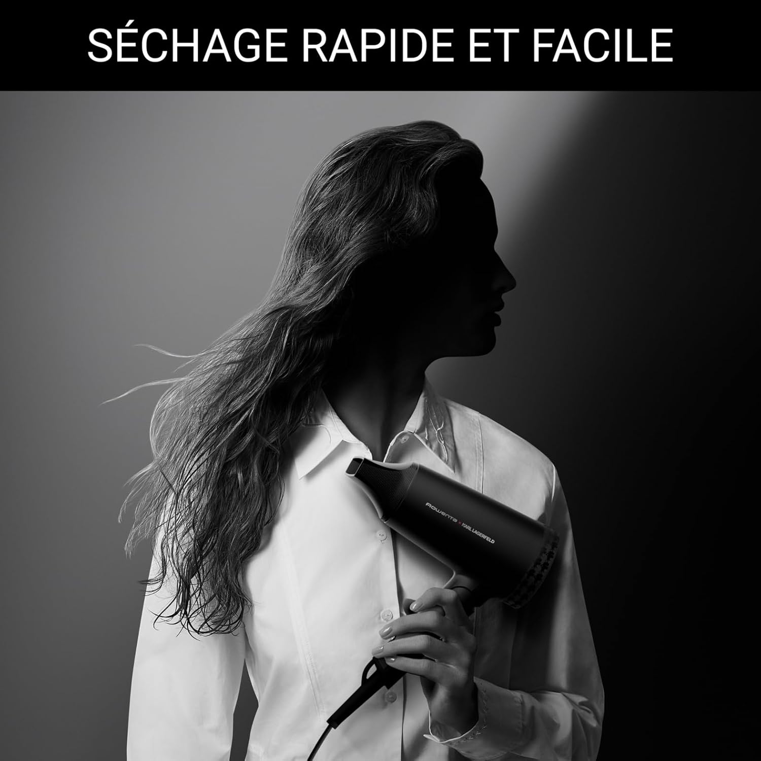 Rowenta - sèche-cheveux Express Style, compact, pliable, bi-voltage, CV184LF0