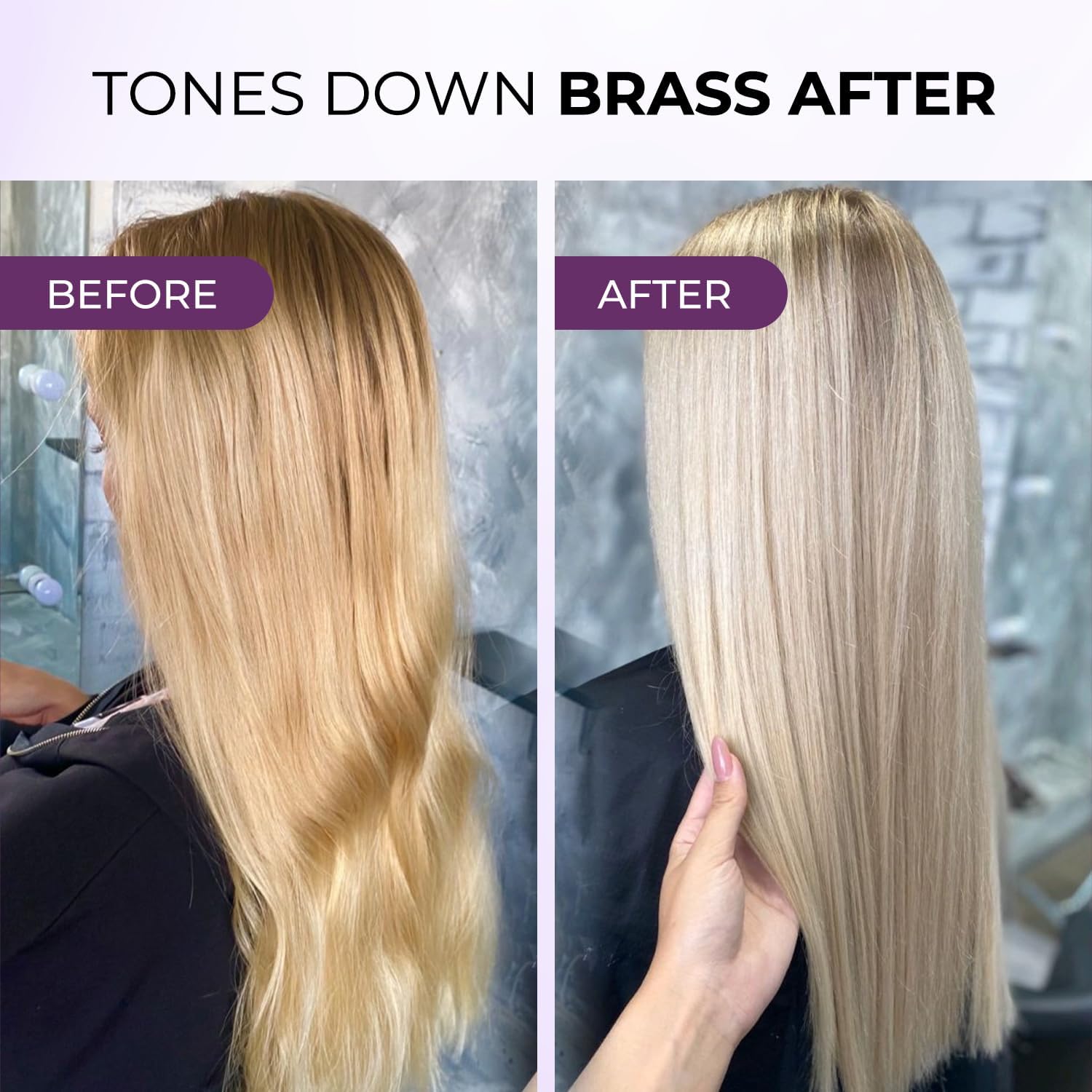 Karseell - Masque Cheveux Violet - 100ml - Neutralise jaunes, répare cheveux abîmés