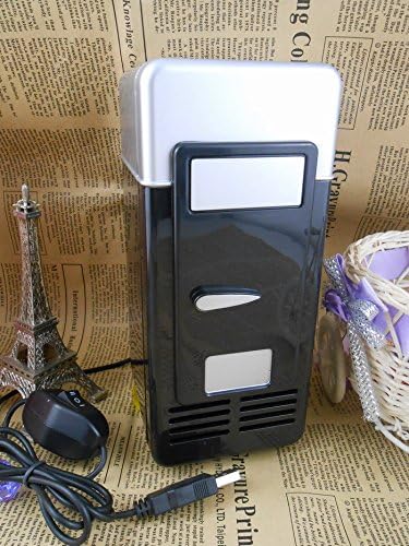 Petit réfrigérateur USB, minibar, refroidisseur/réchauffeur, compact, H-UF05Black