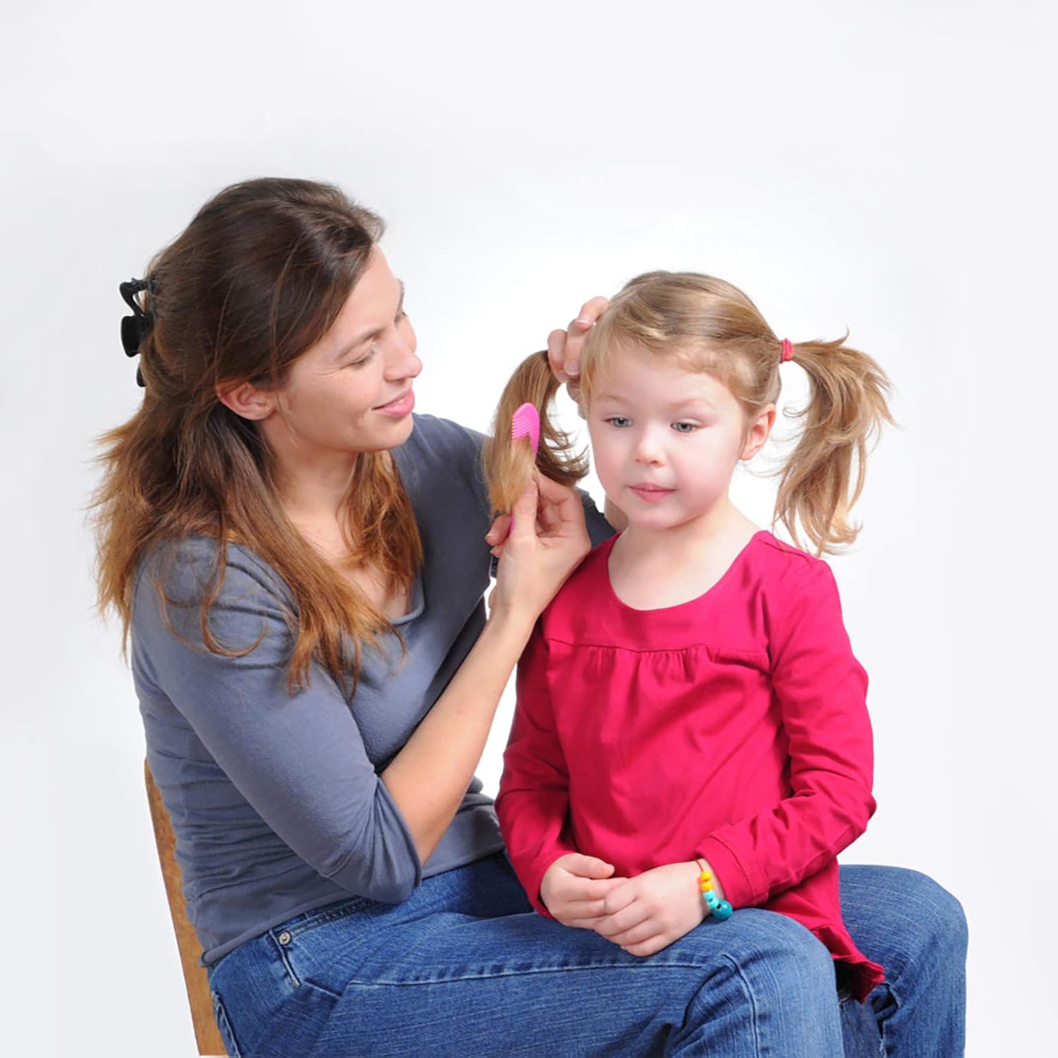 Elastiques à cheveux - lot de 200 - 2,5 cm - multicolore, caoutchouc, enfants