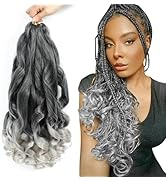 French Curly Braiding Hai Pre Stretched Braiding HairFrench Curly Hair Braiding Hair With Curly E...