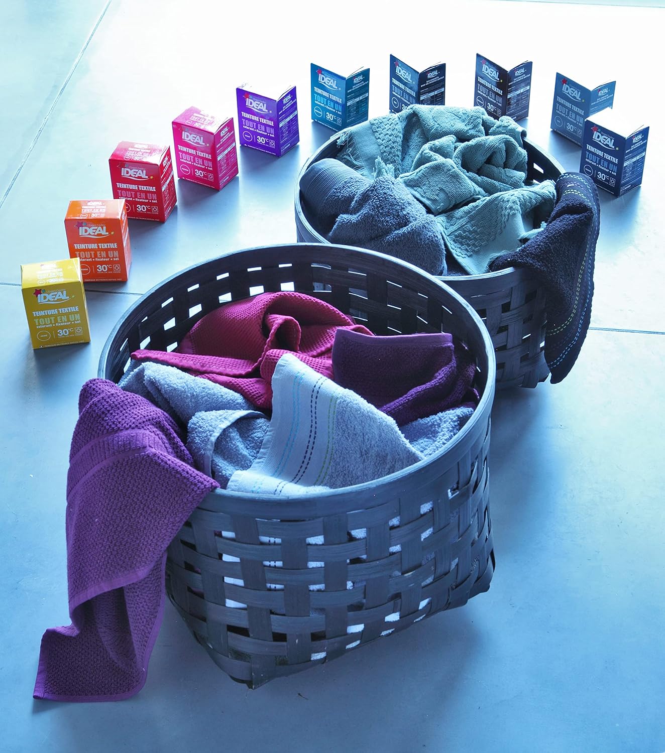 Ideal - Teinture Textile Tout en un - 350g - teinture jean noire