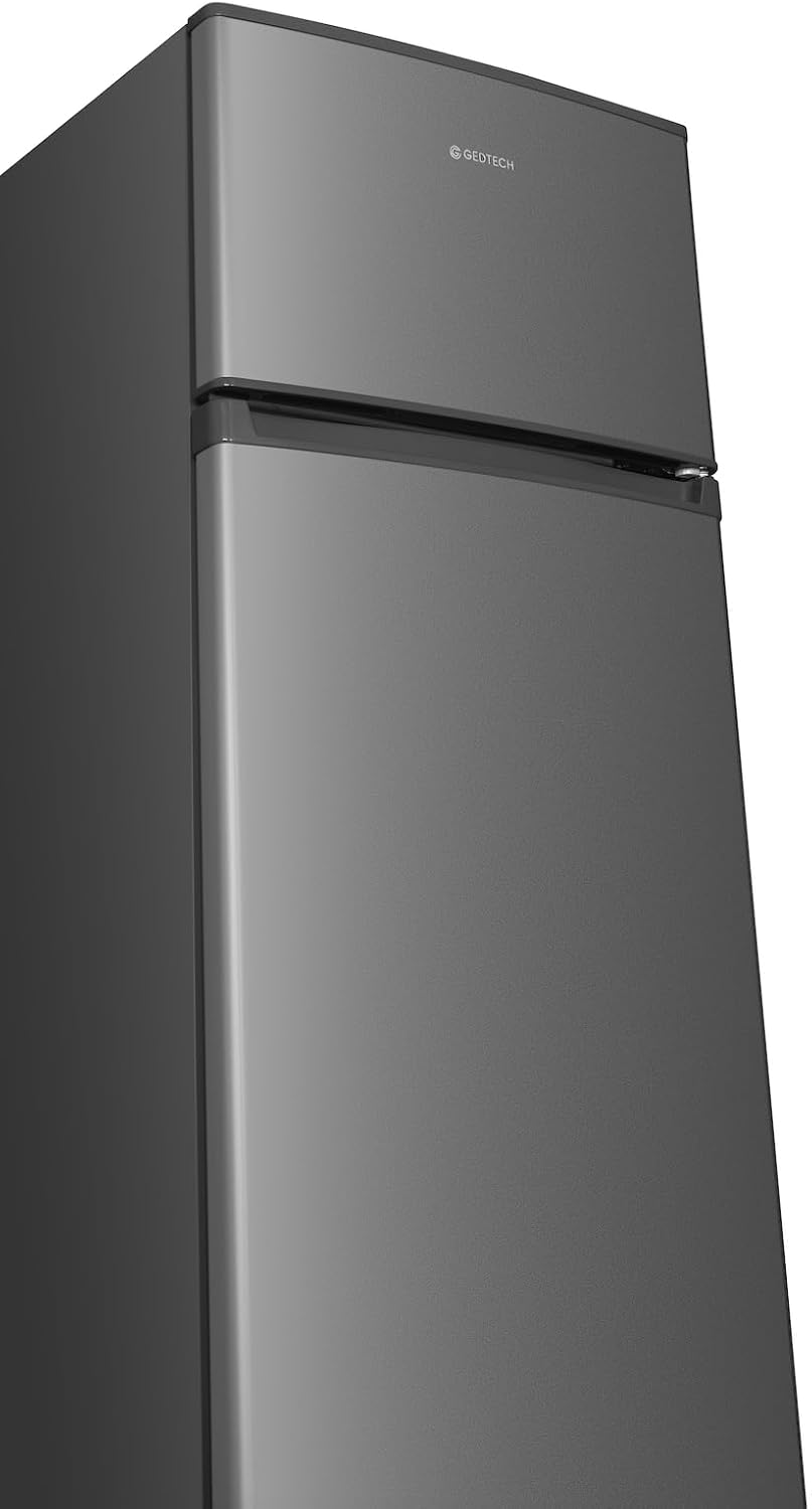 GEDTECH - réfrigérateur congélateur haut, 217L, classe E, GE217DPSL