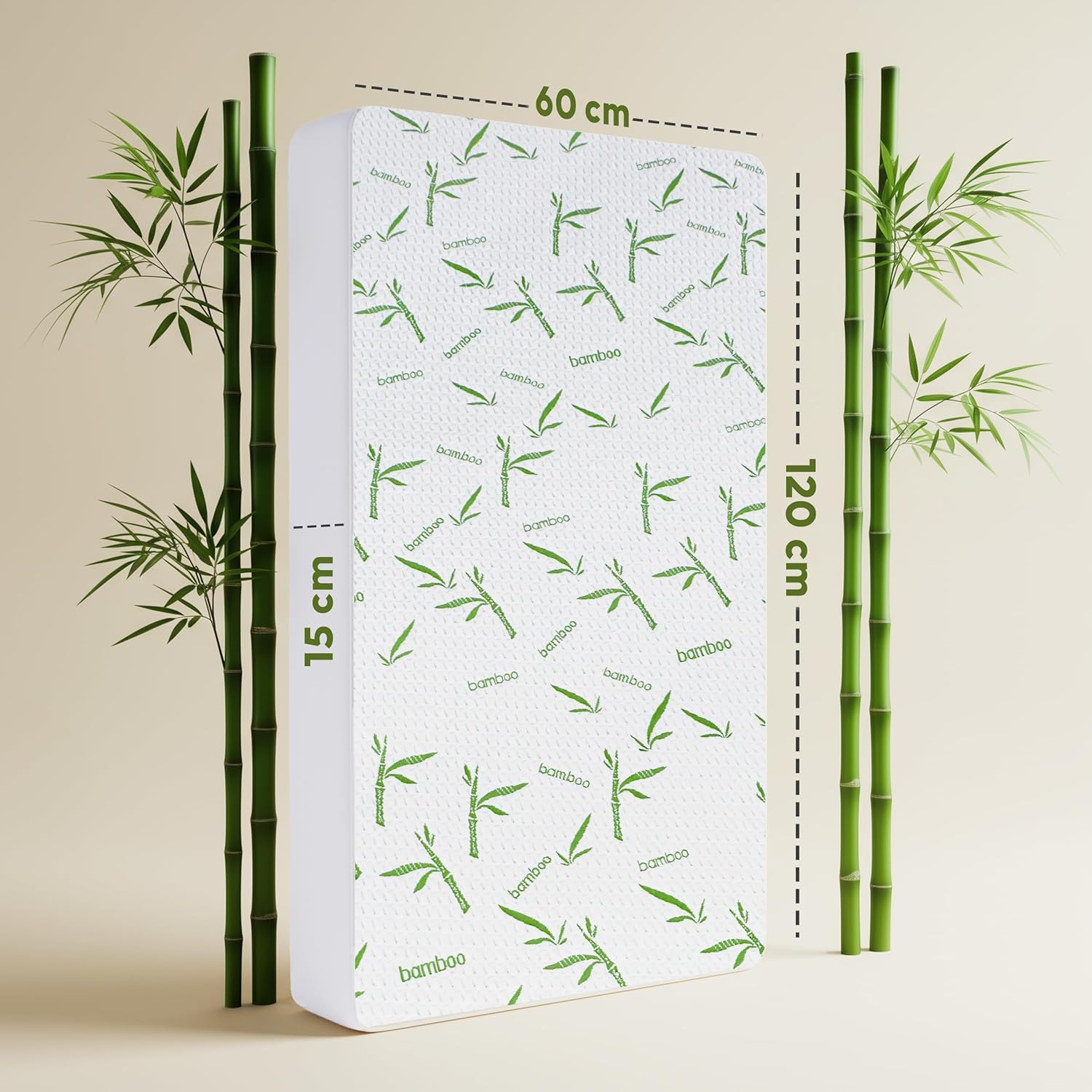 Utopia Bedding - Protège-matelas Premium - 60x120x15cm - Imperméable, respirant, Oeko-Tex