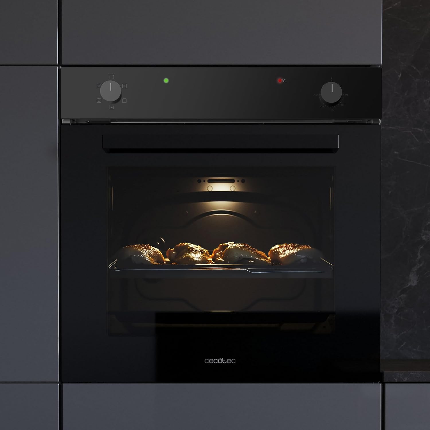 Cecotec - Bolero Hexa (série C) - 77L, 2800W, convection, 5 positions, C126000