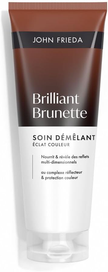 John Frieda - Brilliant Brunette Soin Démêlant - 250ml - soin éclat, démêlant cheveux, protection couleur