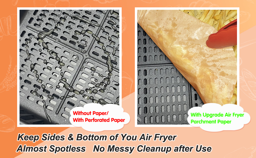doublure de friteuse à air 