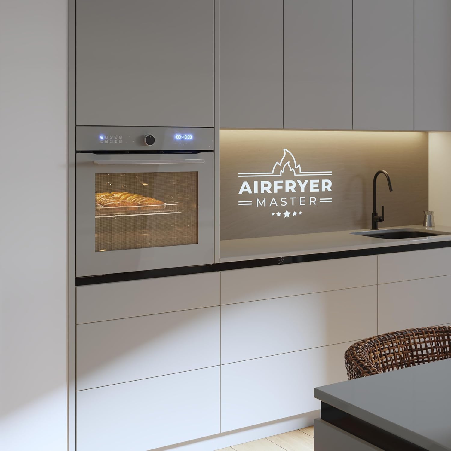 Cecotec - Four encastrable Bolero 60cm, 81L, Airfryer, 3400W, AF316000