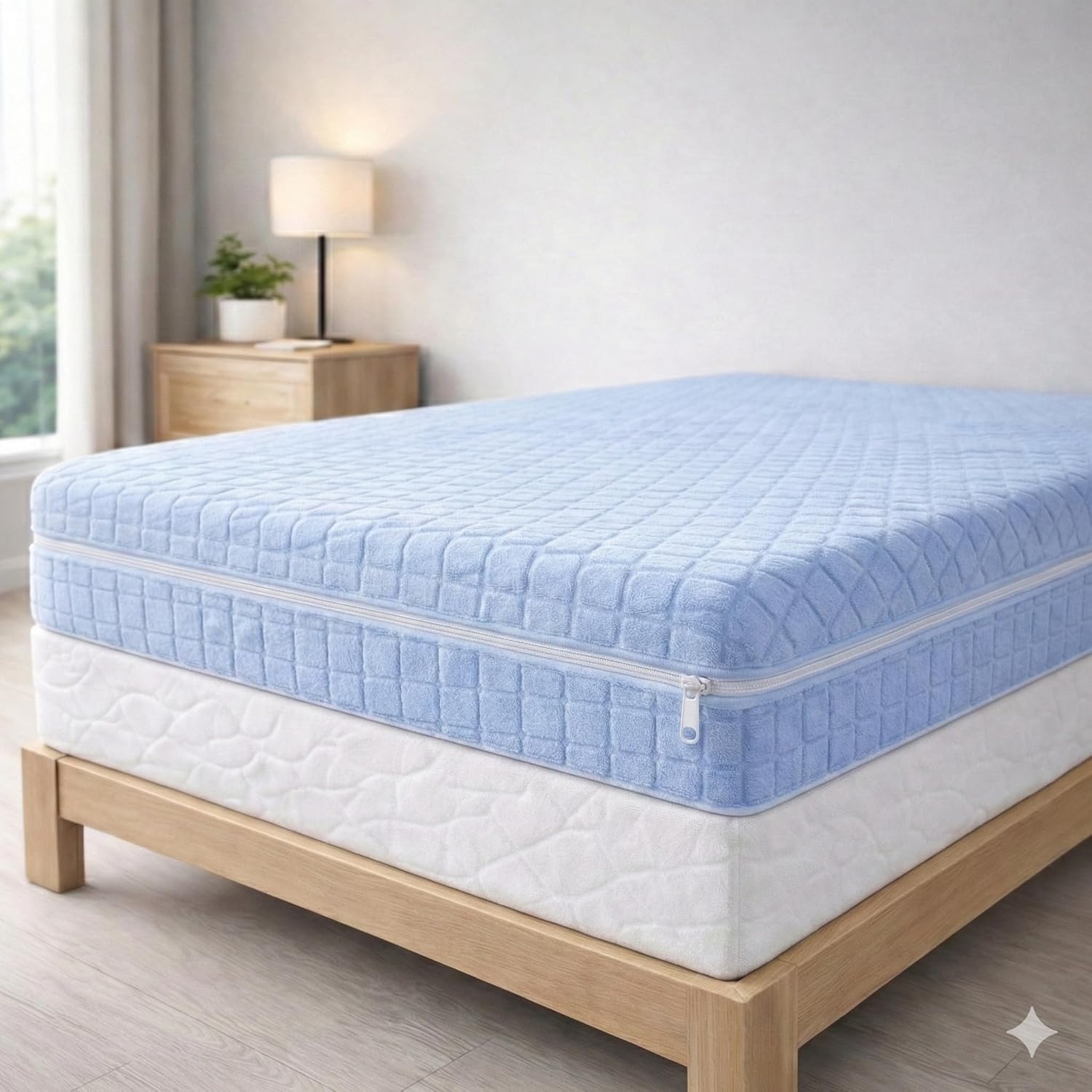 Degrees Home - Teide - 160 cm - housse matelas zippée, anti-acariens, respirante