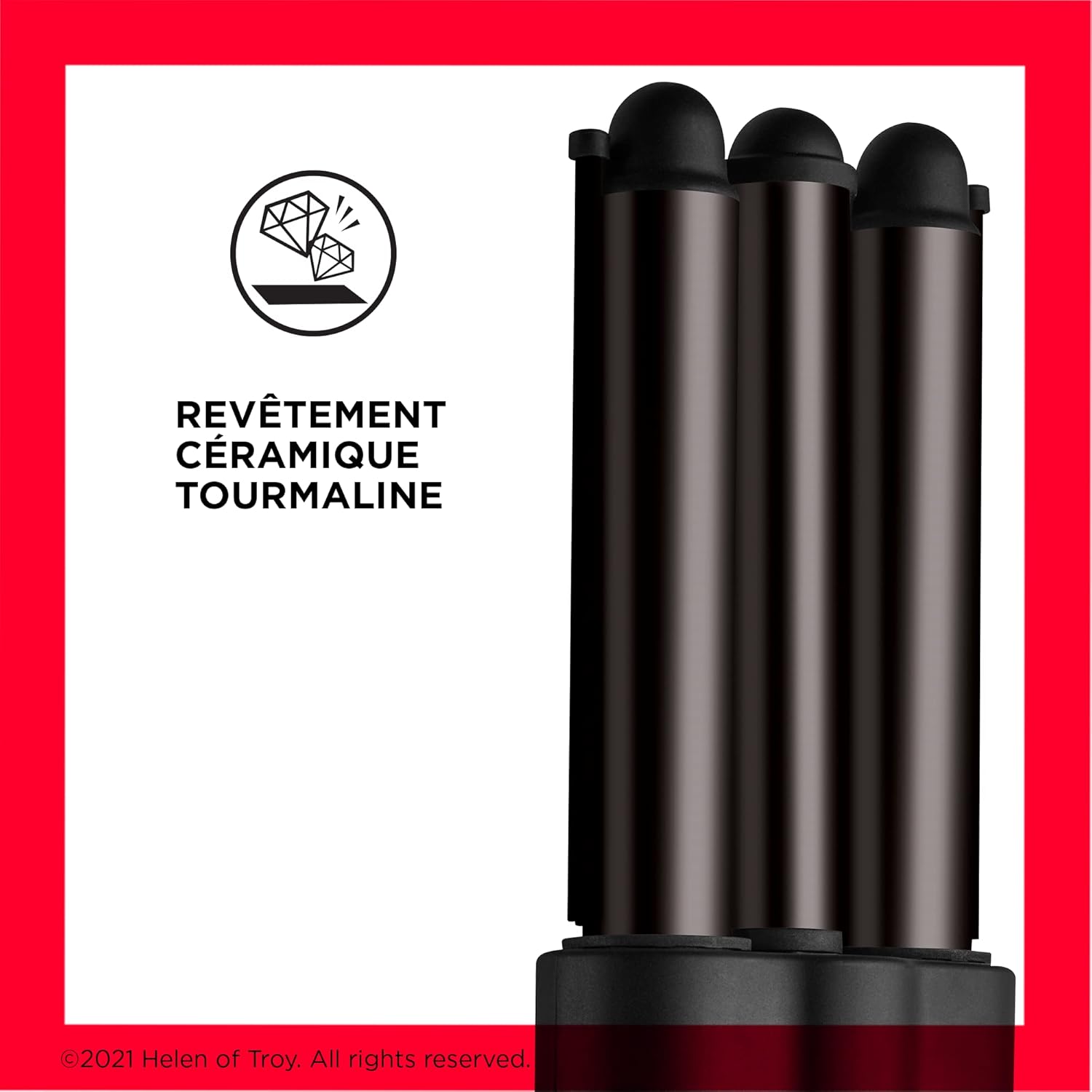 Revlon - Wave Master Jumbo - triple cylindre - céramique, 190°C, 30 réglages - RVIR3056UKE