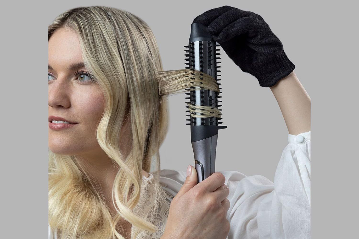 Remington - PROluxe You - 38mm - brosse chauffante, revêtement diamant-céramique, 3 températures, volume et soin CB9800