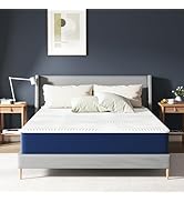 Matoresu Matelas double avec mousse à mémoire de forme en gel respirant, matelas pour lit double 135 x 190 x 20 cm avec...