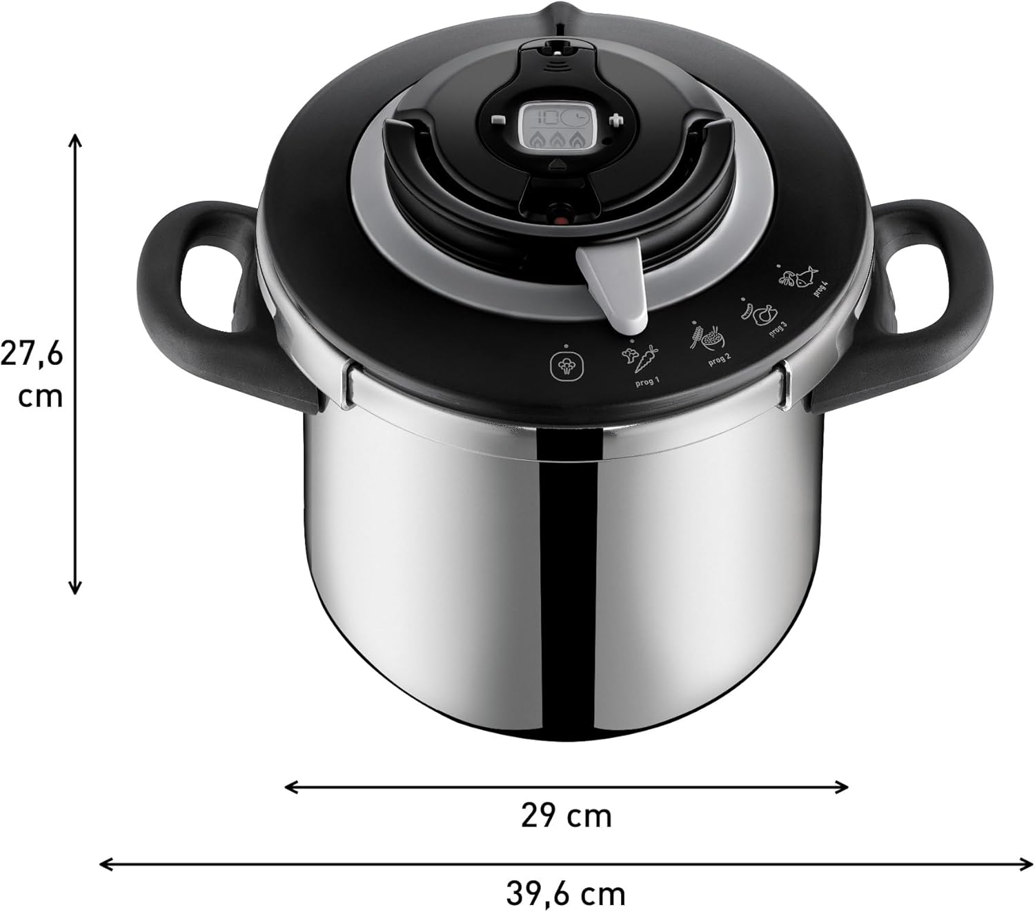 SEB - Clipso+ CHEF - 10L - cocotte-minute induction, 4 programmes, P4551500
