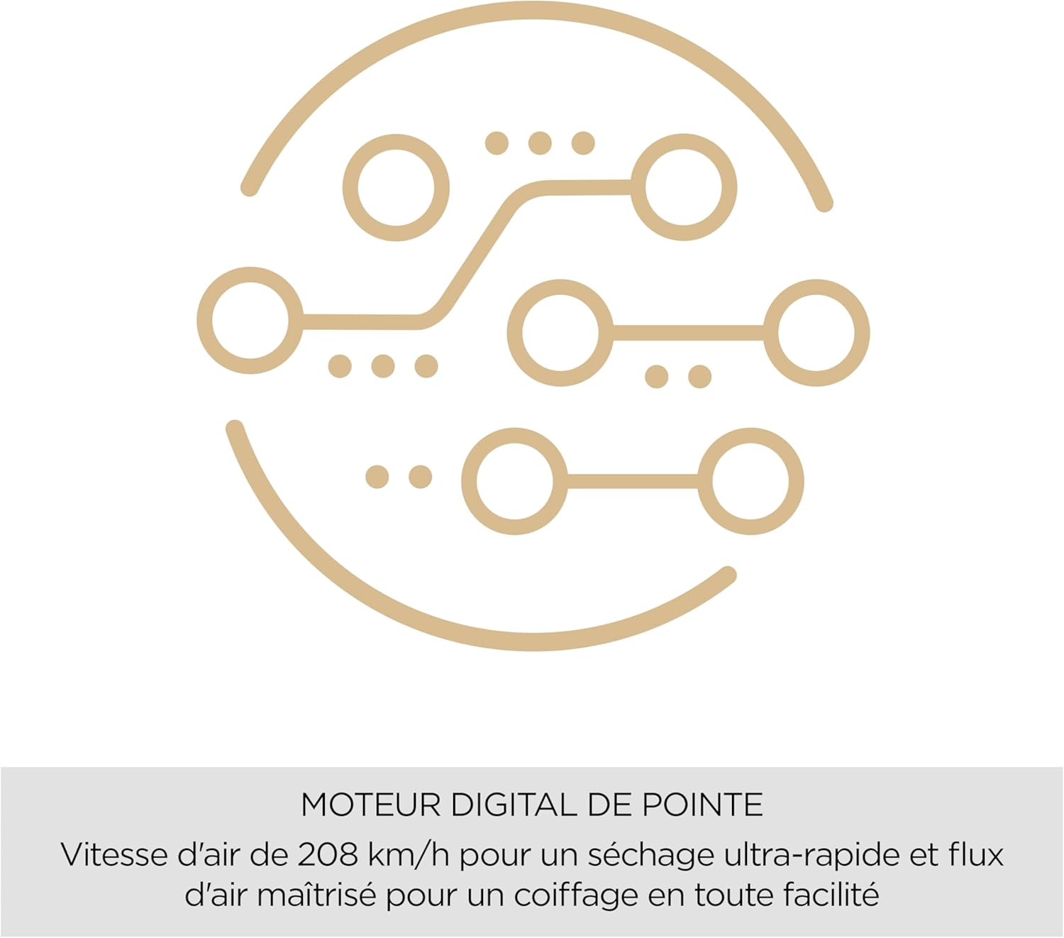 BaByliss - Sèche-cheveux Pro Digital, 2200W, ionique, 3 temp., 4 vit., rouge, 6001DE