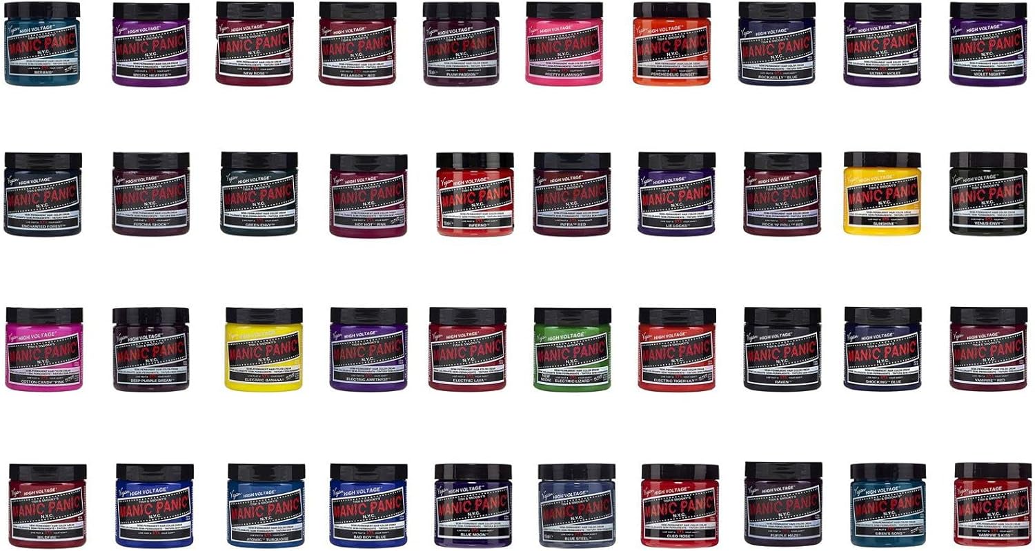 Manic Panic - Sea Nymph Pastel Classic Creme - 3x118ml - Coloration semi-permanente, vegan, vert