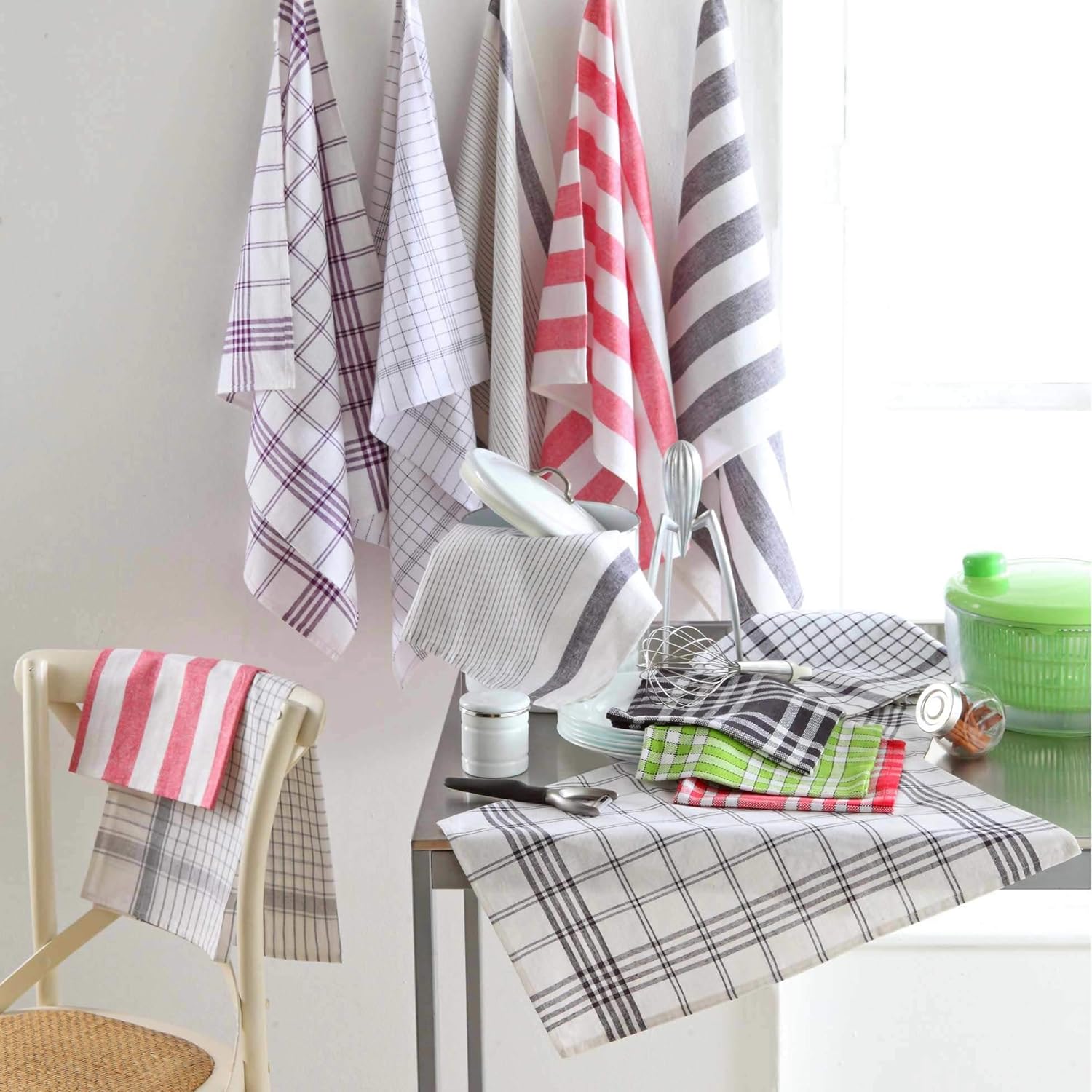 Douceur d'Intérieur - Traditio serviettes de table 40x40 cm - coton noir