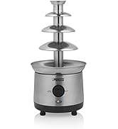 Fontaine à chocolat Princess XXL 292999 inox brossé - Acier inoxydable - 4 étages - 1,1 L - 190 W...