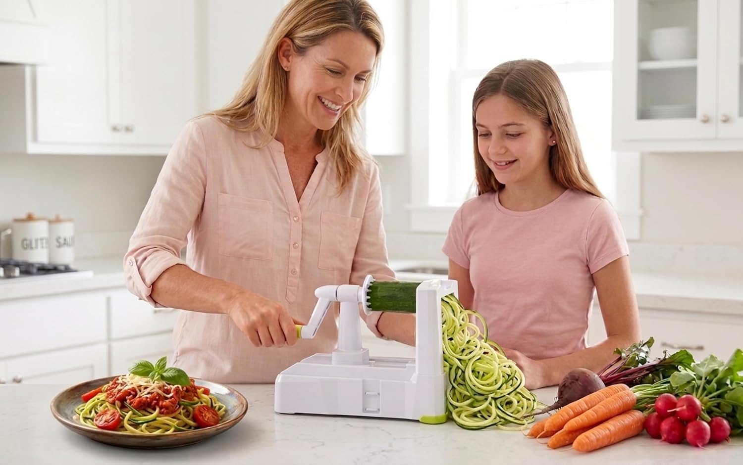 Brieftons - Spiraliseur 10 lames - robuste, idéal pâtes veggies