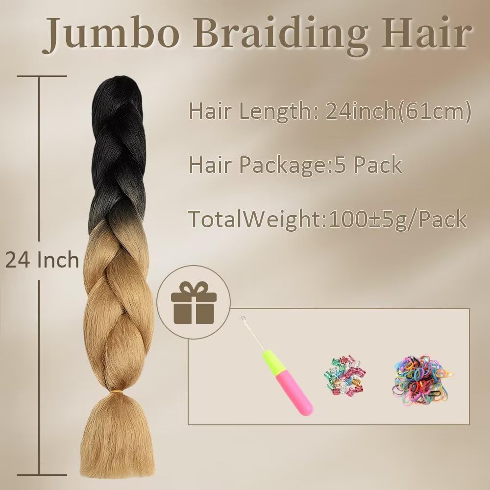 ShowJarlly - tresses jumbo ombrées 24