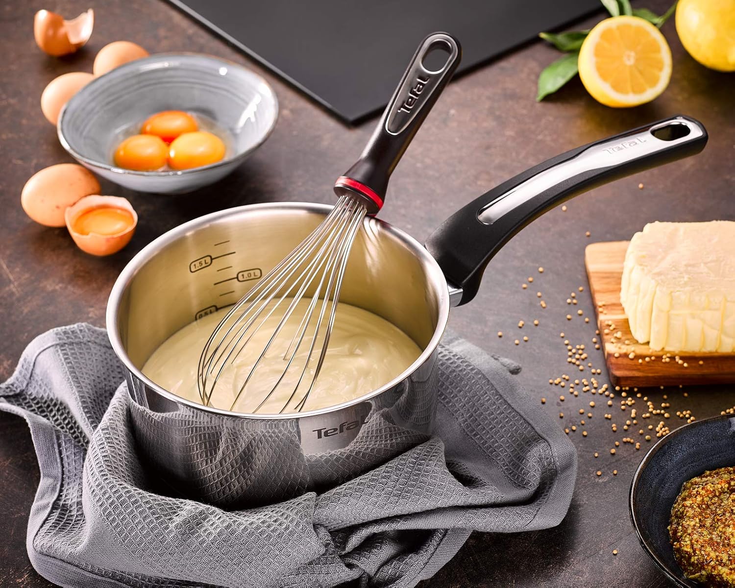 Tefal - Emotion - casserole 14 cm inox, poignée robuste, induction E3012704