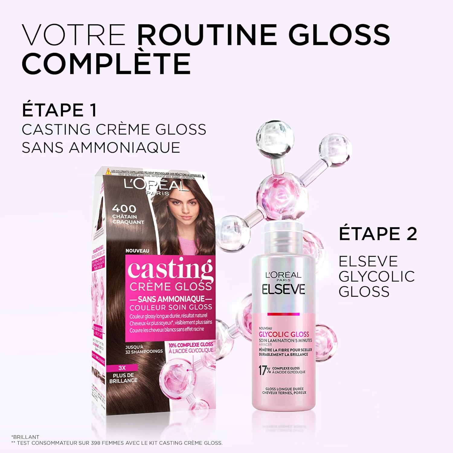 L'Oréal Paris - Casting Crème Gloss - coloration cheveux sans ammoniaque prune açai - 316