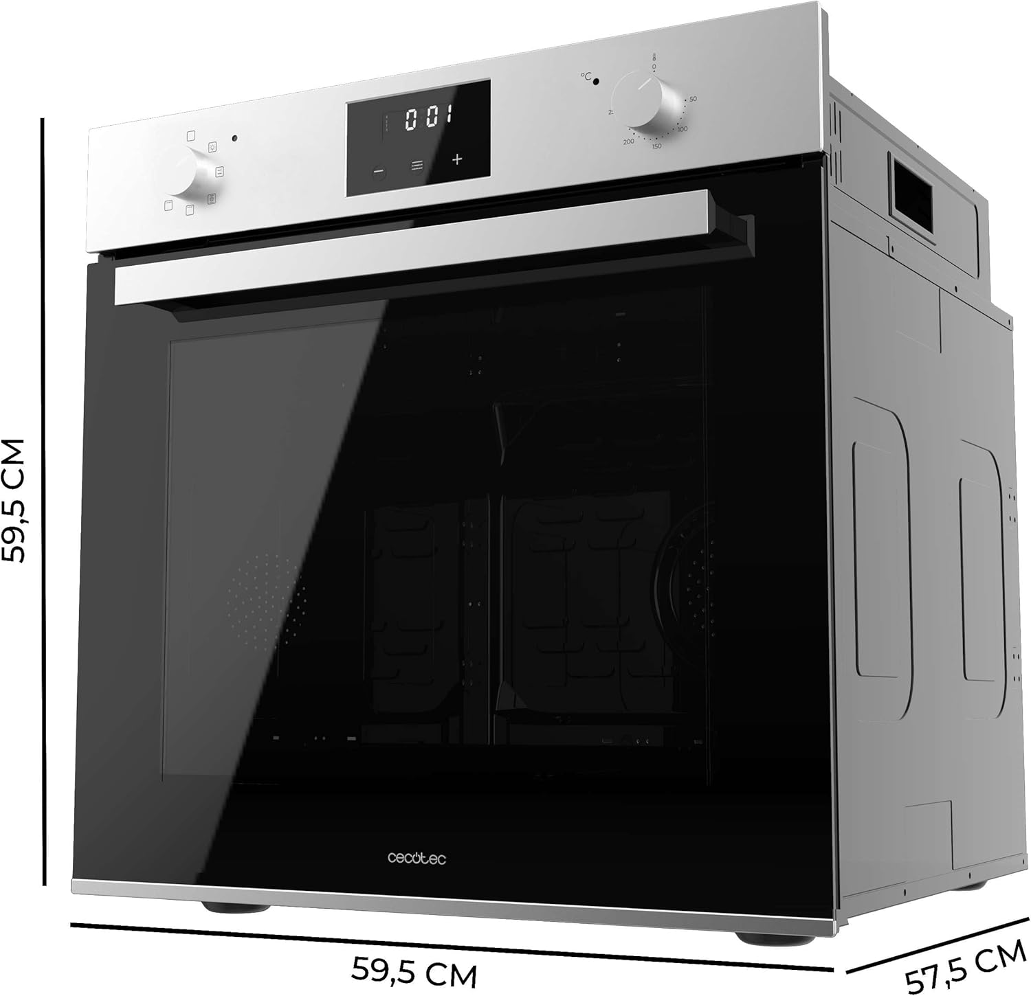 Cecotec - Four intégrable multifonctions 70L, 2800W, 7 modes, classe A, M226001