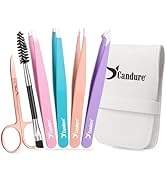 Candure Pince à Epiler Professionnelle Sourcils Pointe Améliorée à Sourcils pour de Precision - P...