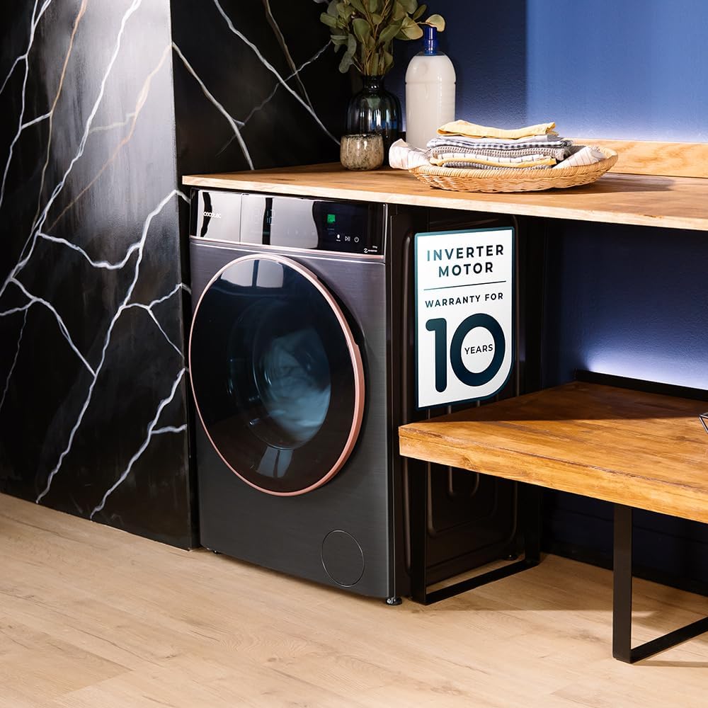 Cecotec - Bolero DressCode 9900 - 9kg, 1400 tr/min, écran 10,3