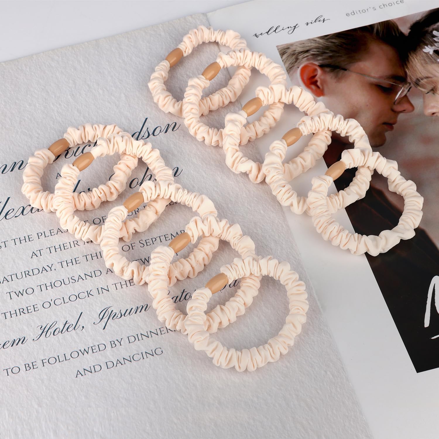 JessLab - chouchous soie satin lot de 10 - doux sans dommage