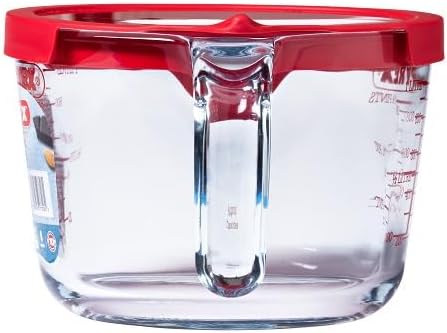 Pyrex - Classic Broc mesureur 1L - verre, couvercle - 20,9x16,1x11,2cm - 8022313