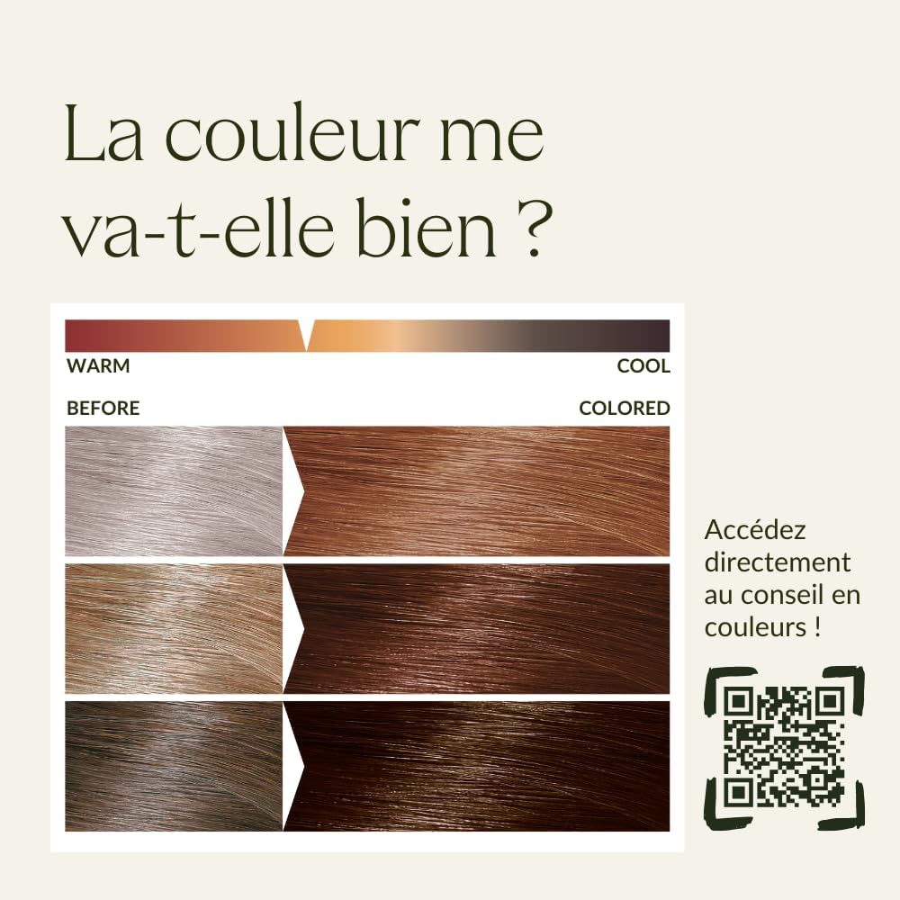 khadi - Coloration végétale Châtain moyen - 100 g - reflets chauds, 100% végétale