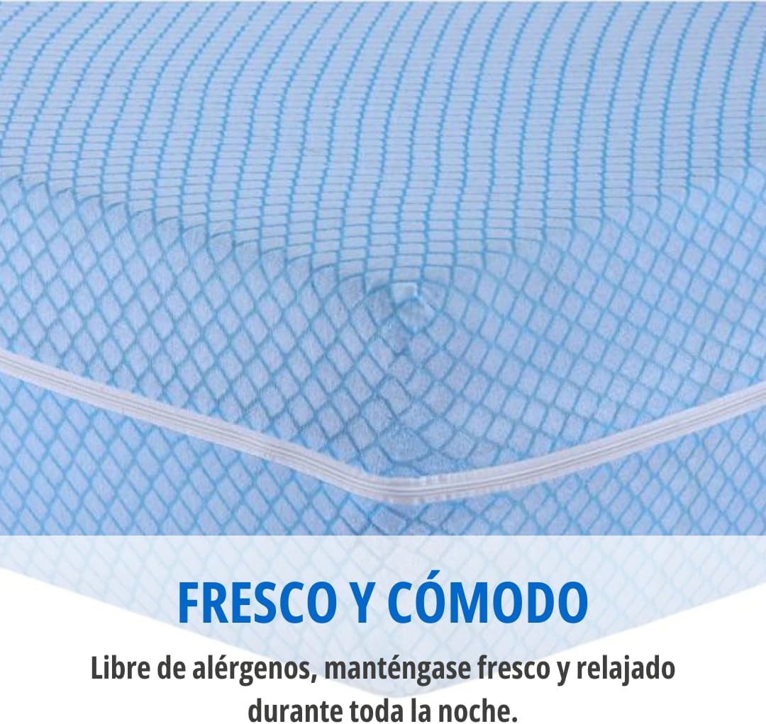 Degrees Home - Teide - housse 150 cm - anti-acariens, respirante, douce
