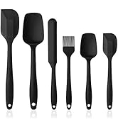 Vicloon Spatule de Silicone de Cusine Kit, Ustensiles en Silicone 6 Pack comme Ustensiles de Cuis...