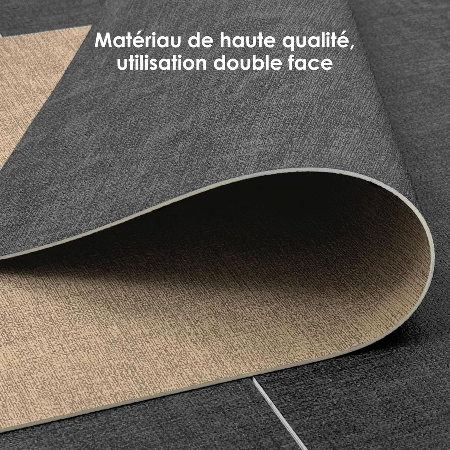 KitchenBoss - Set de table double face - 43x30cm - lavable, antidérapant, résistant chaleur