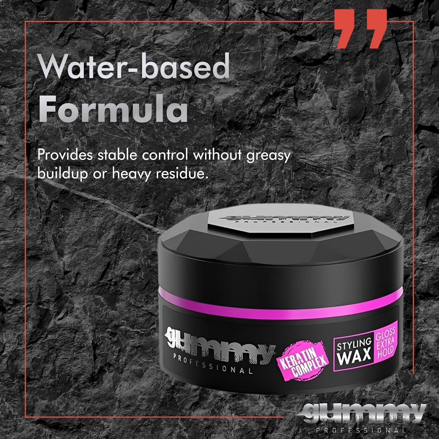 Fonex - Gummy Extra Gloss - 150ml - cire effet mouillé, fixation forte