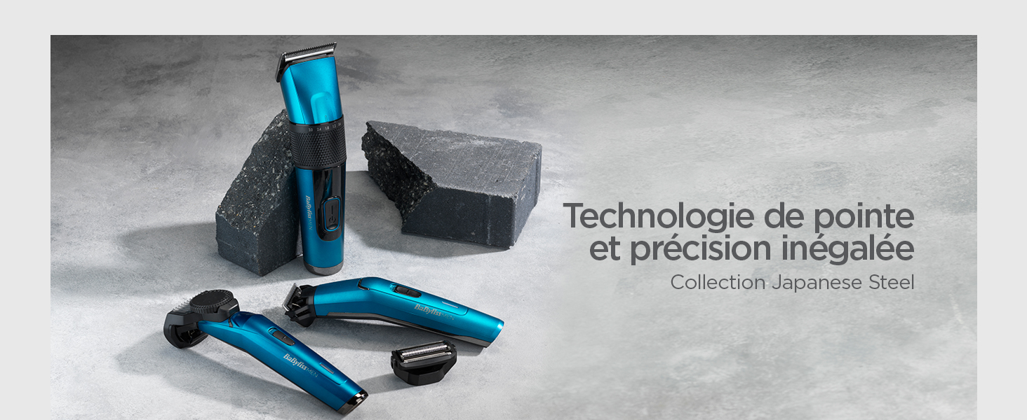 Tondeuse cheveux BaByliss E990E Japanese steel, lames en acier japonais, coupe facile, tondeuses