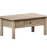 avec tiroir simple, aux lignes épurées et à la finition rustique. Design simple de style fermier