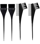 Pinceau Coloration Cheveux, 4PCS Pinceau Coloration, Pinceau Teinture, Petite Brosse a Cheveux, B...