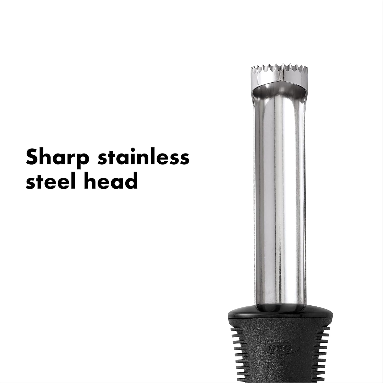 OXO - Good Grips - vide-pomme inox - poignée ergonomique, noir