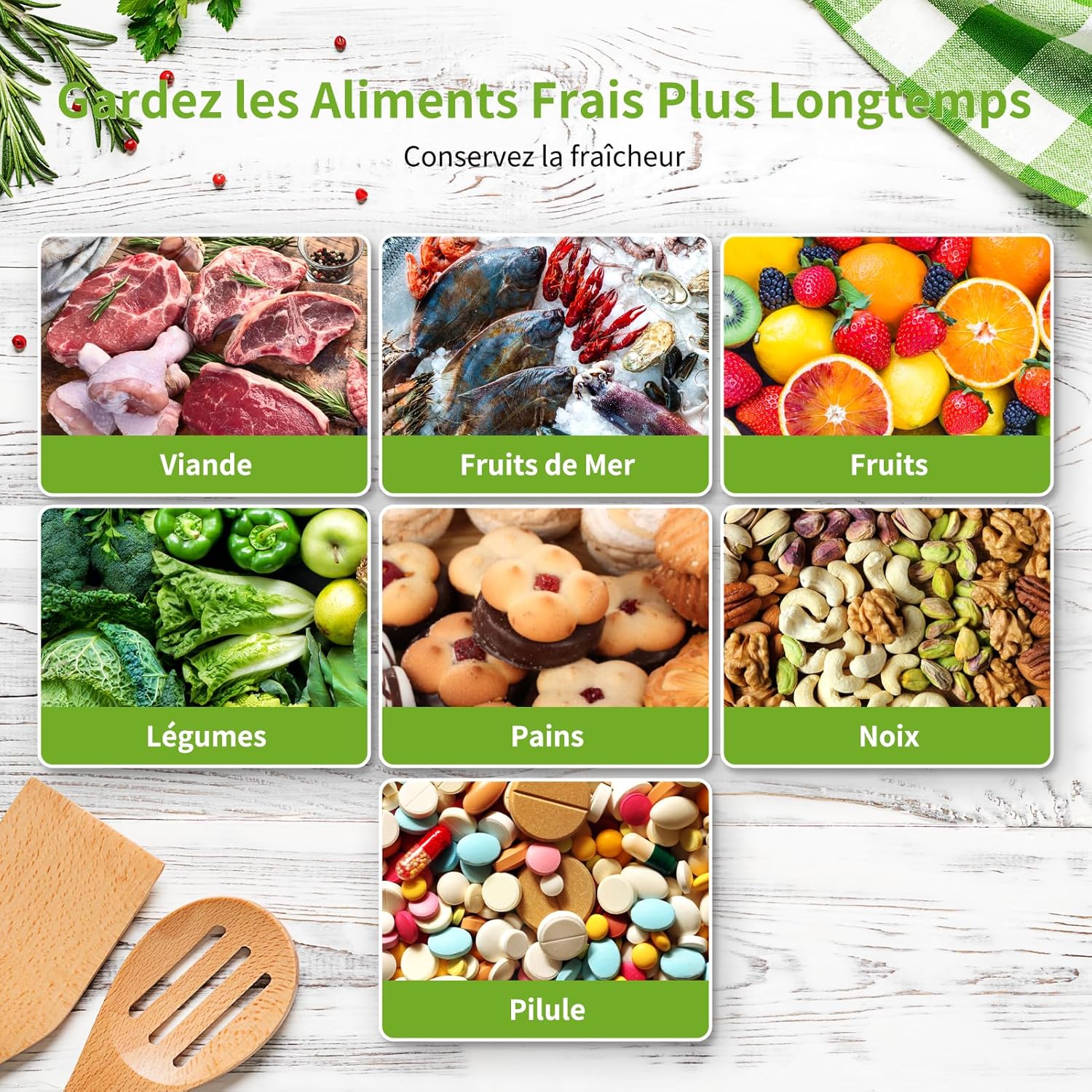 Rouleau sous vide alimentaire - 6 rouleaux 28x300cm - sans BPA